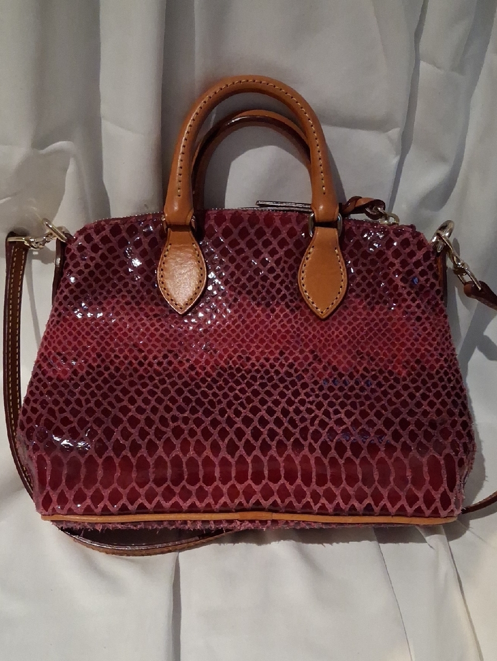 Dooney & Burke Magenta Crossbody Purse - Picture 2 of 4